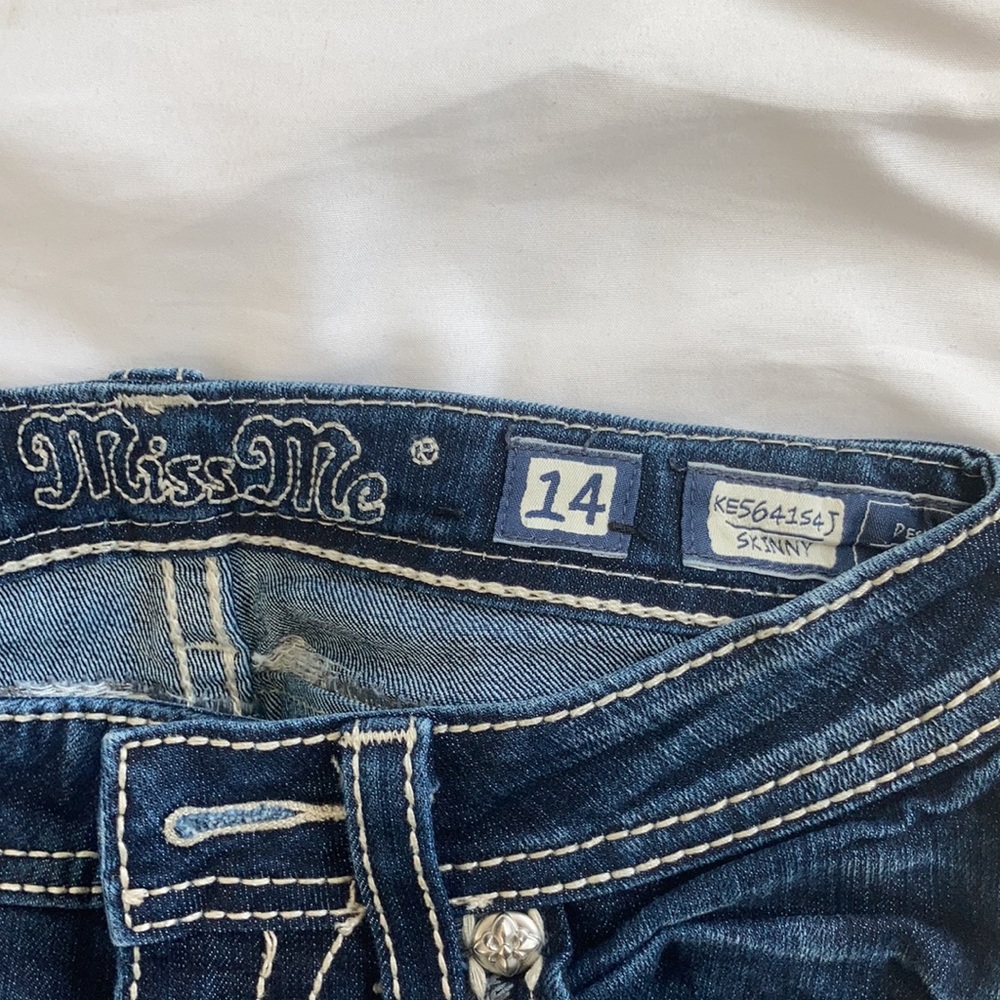 Miss Me girls jeans, skinny, size 14
